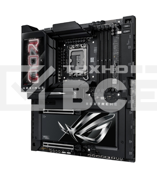 Материнская плата ASUS ROG MAXIMUS Z890 EXTREME, LGA 1851, Intel Z890, 4xDDR5, 4xSATA, 4xM.2, 1xPCI-E 5.0 x16, 1xPCI-E 5.0 x8, 1xHDMI, 2xUSB-C, 2x 10Gb LAN, 5xUSB-A 3.2 Gen 2, 1xUSB-C 3.2 Gen 2x2, 2xUSB-C Thunderbolt 5, 2x3.5 мм, 7.1, E-ATX