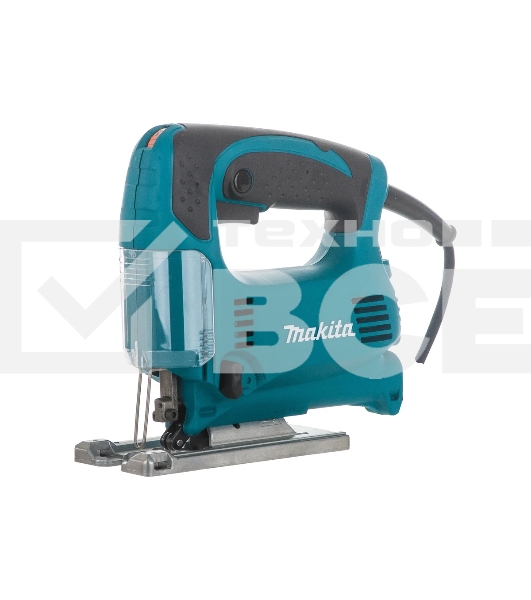 Лобзик электрический Makita 4329KX1 Лобзик,в\рук, 450Вт,500-3100об\м,ход-18мм,рез-65мм,1.9кг,чем,маятн,набор A-86898