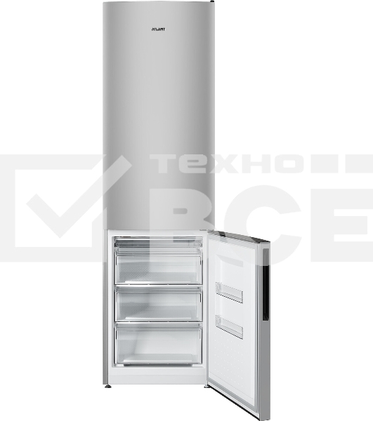 Холодильник Atlant ХМ-4626-181 серебристый двухкамерный 251/119л морозилка снизу