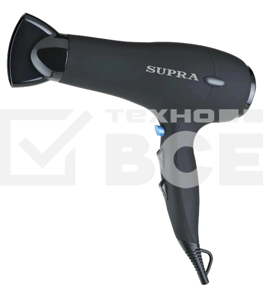Фен SUPRA PHS-2204L 2200Вт черный