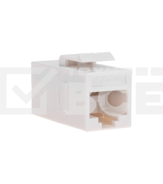 Адаптер проходной формата Rexant Pro Keystone, Jack RJ-45(8P8C), UTP, CAT 6