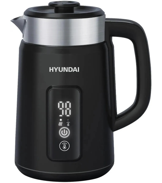 Чайник электрический Hyundai HYK-S3505 1.5 л, 2200 Вт, черный