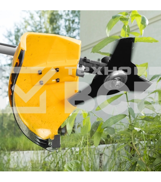 Триммер бензиновый DGT-250 25 см3, 1,3 л.с., неразъемная штанга, состоит из 2 частей Denzel