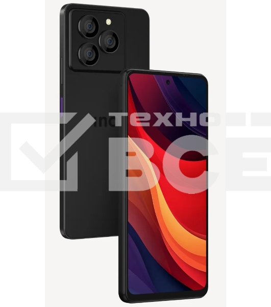 Смартфон INOI A75 Elegance, 6/256Gb, черный титан