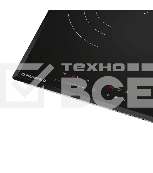Электрическая варочная панель Maunfeld CVCE593STBK LUX Hi-Light, независимая, черный