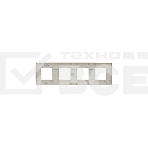 Рамка 4-м IEK SKANDY SK-F01B бежевый SK-M42-K10, фото3