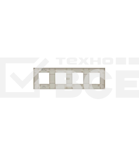 Рамка 4-м IEK SKANDY SK-F01B бежевый SK-M42-K10