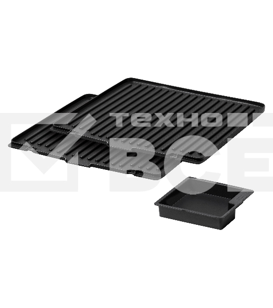 Гриль электрический BBK BEG2004 2000 Вт, черный/металлик