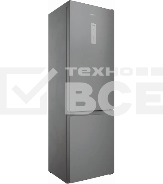 Холодильник Hotpoint HT 5200 S серебристый двухкамерный 247/78л морозилка снизу, No Frost