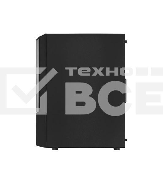 Корпус MidTower Aerocool / Formula Quantum-G-BK-v2 (черный) без Б/п, ATX 3FRGB Fan on front panel
