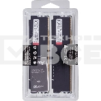 Оперативная память Kingston Fury Beast, DDR5, 32GB (2x16GB), 5200MHz, CL40, DIMM, радиатор, черный, фото2