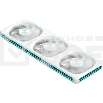 Вентилятор для корпуса Formula Air Fusion 3 Wh ARGb 360х120x28 белый 4-pin 34.95дБ Ret, фото 1