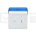 Диспенсер туалетной бумаги, малый Puff 7105, синий, пластиковый, 14,5х15,5х14,4 см, фото3