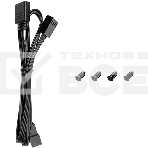 Вентилятор для корпуса Deepcool FL12 SE ARGb 120х120x25 черный 4-pin 28.67дБ (упак.:1шт) (R-FL12SE-BKAPN1-G) Ret, фото3