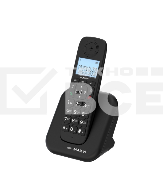 Радиотелефон MAXVI AM-02 черный