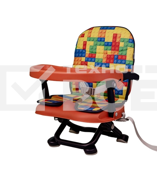 Стульчик для кормления BQ BCH012 LEGO. Стульчик-бустер BQ BCH012. Гипоалергенные безопасные материалы/Съемный чехол из экокожи. Удобный, устойчив к загрязнению и легко моется/Съемная столешница/Безопасность малыша: устойчивая конструкция, нескользящие нож