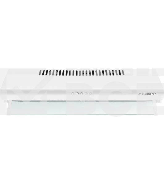 Вытяжка козырьковая Maunfeld MP-1 50 белый/прозрачный, 50 см, 520 куб. м/ч, 49 дБ