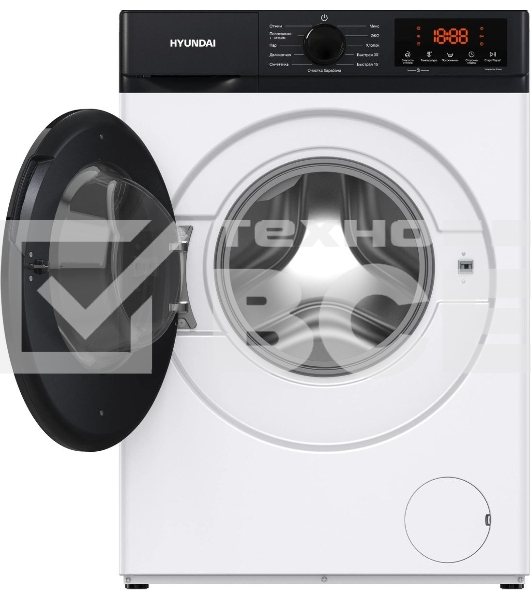 Стиральная машина Hyundai WME8215 класс: A загр.фронтальная макс.:8кг белый инвертер