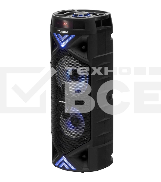 Минисистема Hyundai H-MC180 черный 80Вт/FM/USB/BT/SD/MMC