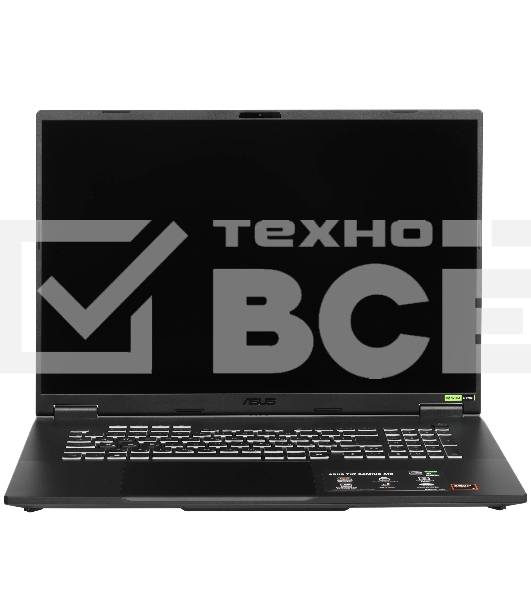 Ноутбук ASUS TUF Gaming A18 FA808UM-S8030/18'/IPS/AMD Ryzen 7 260/16Gb/512Gb SSD/NVIDIA GeForce RTX 5060 8Gb/без ОС/серый/2.6kg