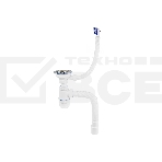 Сифон Элит с нерж. чашкой d114мм, переливом гофротрубой L800 мм. (3½'- d40/50 ), фото 1