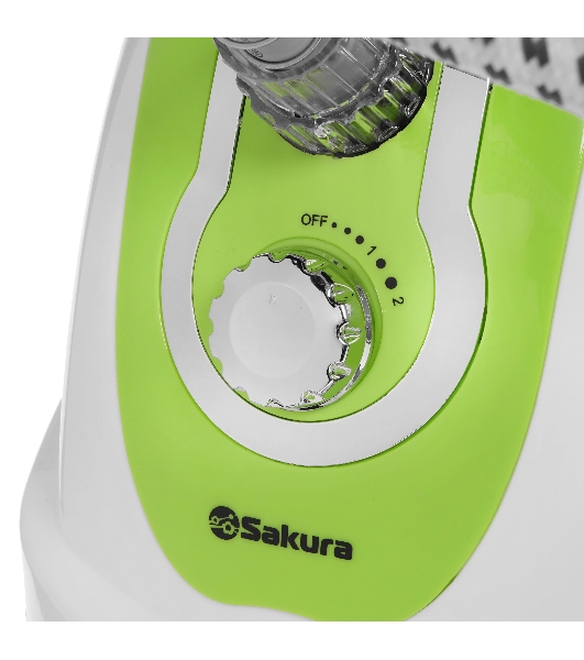 Отпариватель Sakura SA-3903GR белый/зелёный, 1700 Вт, 36 г/мин, 1700 мл