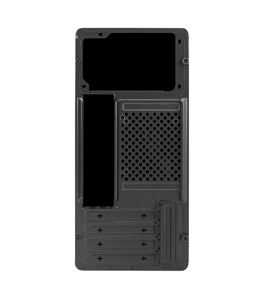 Корпус ExeGate BAA-503U2-UNS400, Mini-Tower, чёрный, 1 x 80/90 мм, БП 400 Вт