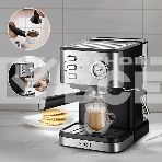 Кофеварка рожковая Kitfort КТ-7293 черный/серебристый, исп. кофе - молотый, 1.5 л, 1050 Вт, 15 Бар., фото7