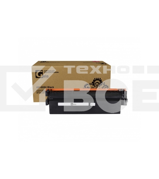 Картридж GalaPrint GP-055H чёрный без чипа (7600 стр) для Canon iSENSYS LBP-663, Canon MF742, 055H