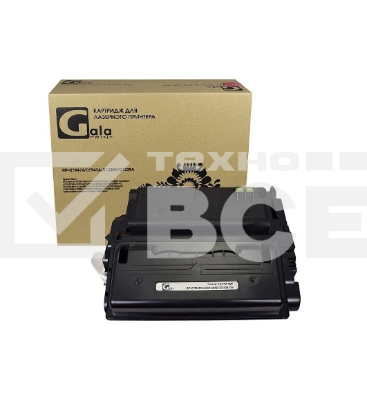 Картридж лазерный GalaPrint GP-Q5942X/Q5945A/Q1338/Q1339 черный (20000 стр) для HP LJ 4240/4240N/4250/4250DTN/4250DTNSL/4250N/4250TN/4345/4350/4350DTN/4350DTNSL/4350N/4350TN