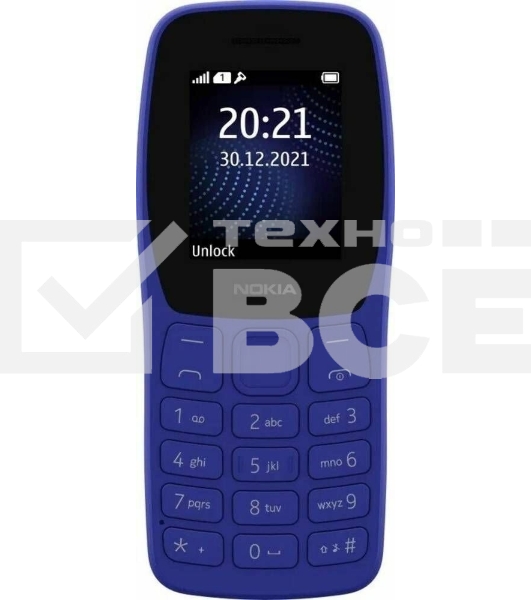 Мобильный телефон NOKIA 105 TA-1423 SS EAC2+ синий