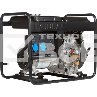 Электрогенератор дизельный Hyundai DHY 6500L, 5.5 кВт, 82 дБ, 95 кг