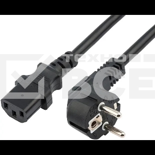 Шнур питания NTSS NTSS-PC13772 C13-Schuko проводник.:3x1мм2 1.8м 220В 10А черный