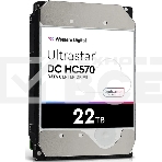 Жесткий диск Western Digital HDD Server Ultrastar DC HC570 WUH722222ALE6L4 22TB 7200rpm SATA-III 512Mb 3.5