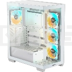 Компьютерный корпус Gigabyte GB-C500PI ST белый без БП ATX 3x120mm 6x140mm 2xUSB3.0 1xUSB3.1 audio bott PSU, фото 1