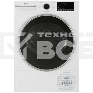 Сушильная машина Beko B3T47239 кл.энер.:A макс.загр.:7кг белый (7188303390)