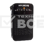 Радиоприемник портативный Hyundai H-PSR110 черный, фото4