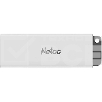 Флешка USB Netac U185 (NT03U185N-004G-20WH), 4Gb, USB 2.0, R/W 25/10, белый/серый, фото 1