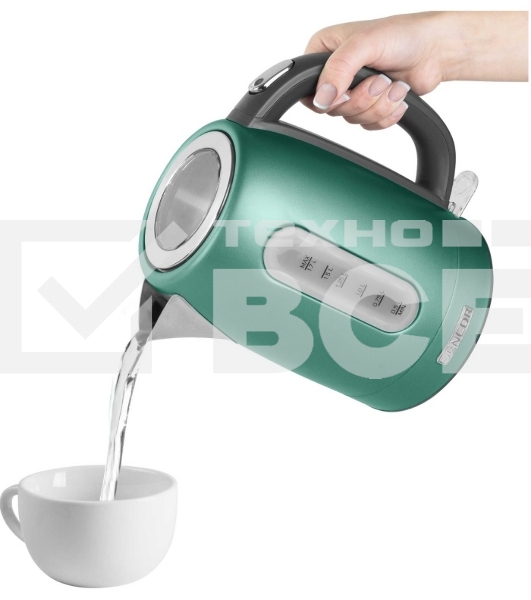 Чайник электрический Sencor SWK 1771GR 1.7 л, 2150 Вт, зеленый