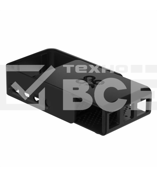Корпус Raspberry Pi 4 Model B Official Case Okdo Slide Series, Black, BULK, для Raspberry Pi 4 Model B (187-3796)(ASM-1900138-21)