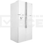 Холодильник Hitachi R-W660PUC7 GPW белый двухкамерный 396/144л морозилка сверху, No Frost, Side by Side, фото5
