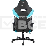 Кресло игровое Knight Thunder 5X черный/голубой эко.кожа крестов. металл, фото36