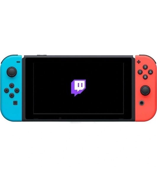 Игровая приставка Nintendo Switch OLED сине-красный