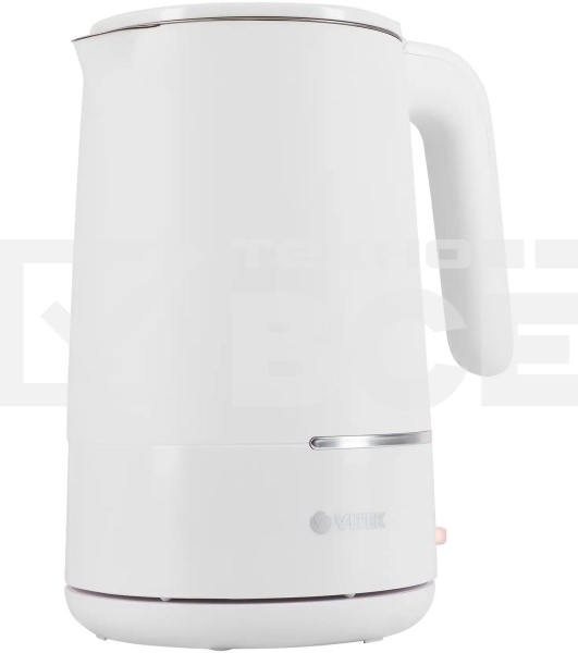 Чайник электрический Vitek VT-1104 1.5л. 2200Вт разноцветный корпус: металл/пластик