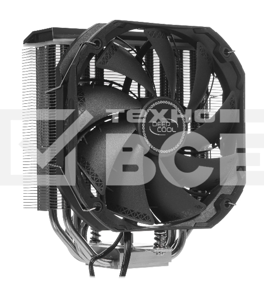 Кулер DEEPCOOL AS500 черный 140мм алюминий+медь 1200rpm 29.2db 4-pin 220W 164мм