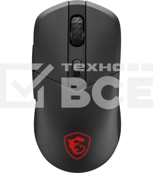 Мышь беспроводная/проводная MSI VERSA 300 черный, 8000 dpi, радиоканал, Bluetooth, USB, кнопки - 6