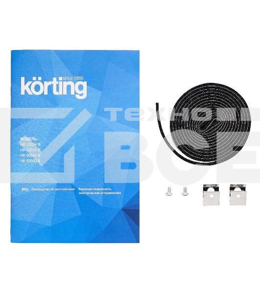 Электрическая варочная панель Korting HK 32024 B черный