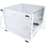 Компьютерный корпус Ginzzu V420 RGb подсветка, закаленное стекло 1*USB 3.0,1*USB 2.0, AU белый mATX, фото11