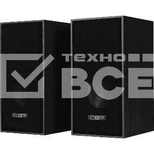 Акустическая система CBR CMS 700, 2.0, питание USB, 2х3 Вт (6 Вт RMS), материал корпуса MDF, 3.5 мм линейный стереовход,  черный