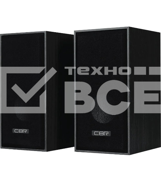 Акустическая система CBR CMS 700, 2.0, питание USB, 2х3 Вт (6 Вт RMS), материал корпуса MDF, 3.5 мм линейный стереовход,  черный
